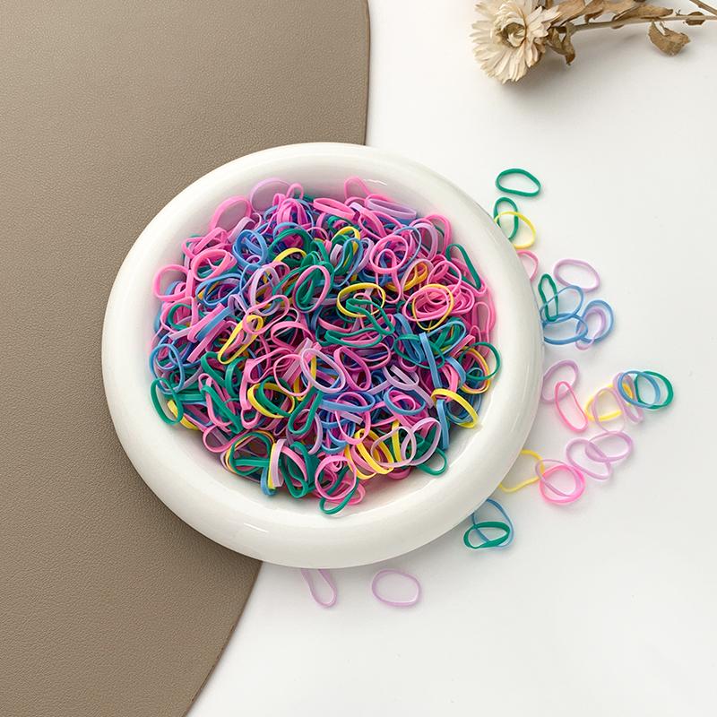 

Девочки Красочные Одноразовые Резинки для Волос Кольца Эластичная Повязка на Голову Детские Резинки для Хвоста Аксессуары для Волос для Девочек