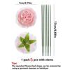 Artificial Flower Silk Peony Stem Combination Outdoor Courtyard Wedding Bridal Bouquet Home Room Holiday wreathDiy Box Decoratio