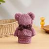 Coral Fleece Bear Towel Gift Box for Weddings and Promotions