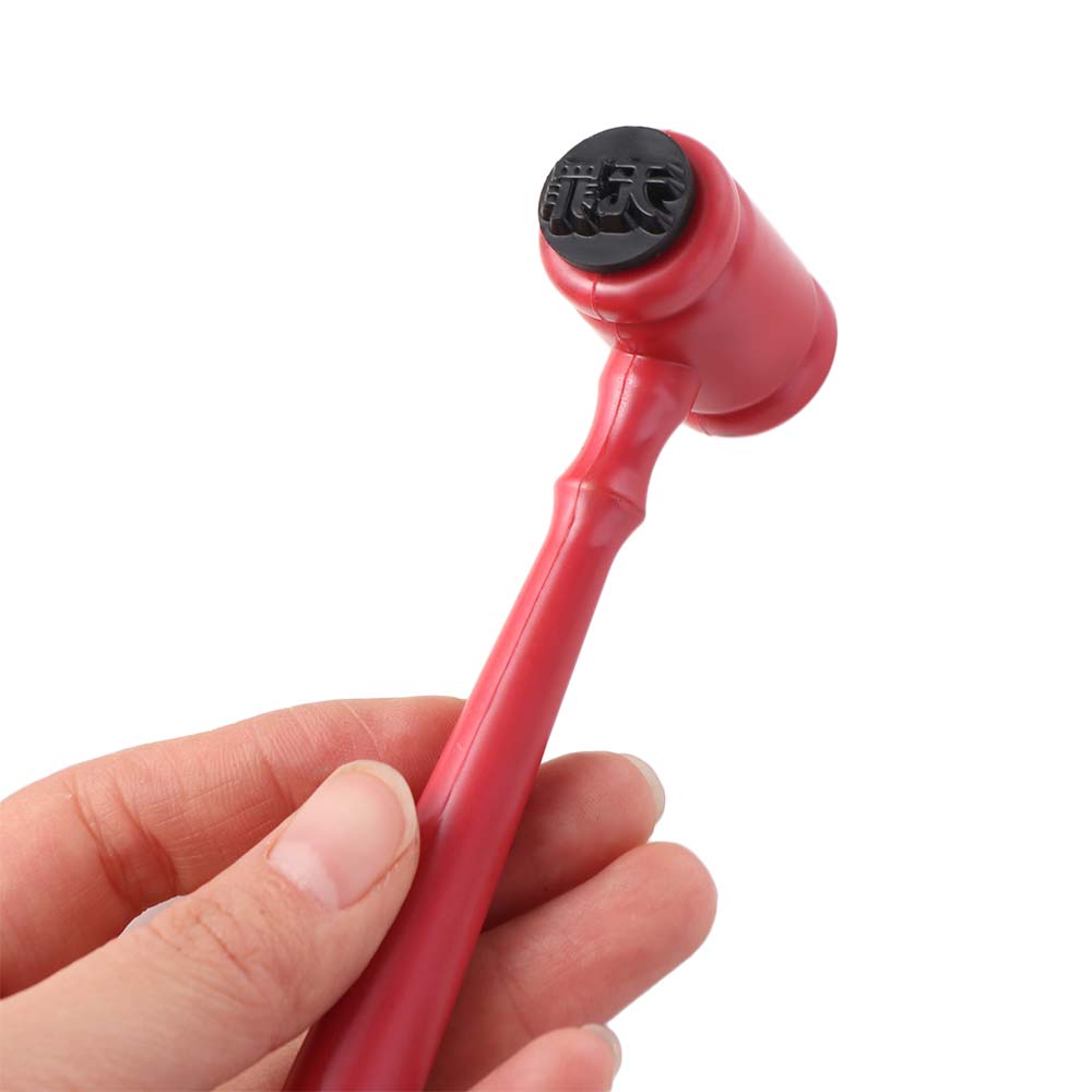 Tool Judge Stamp Hammer Inkpad Mini Judge Gavel Toy Wooden Hammer  Notebook Decoration
