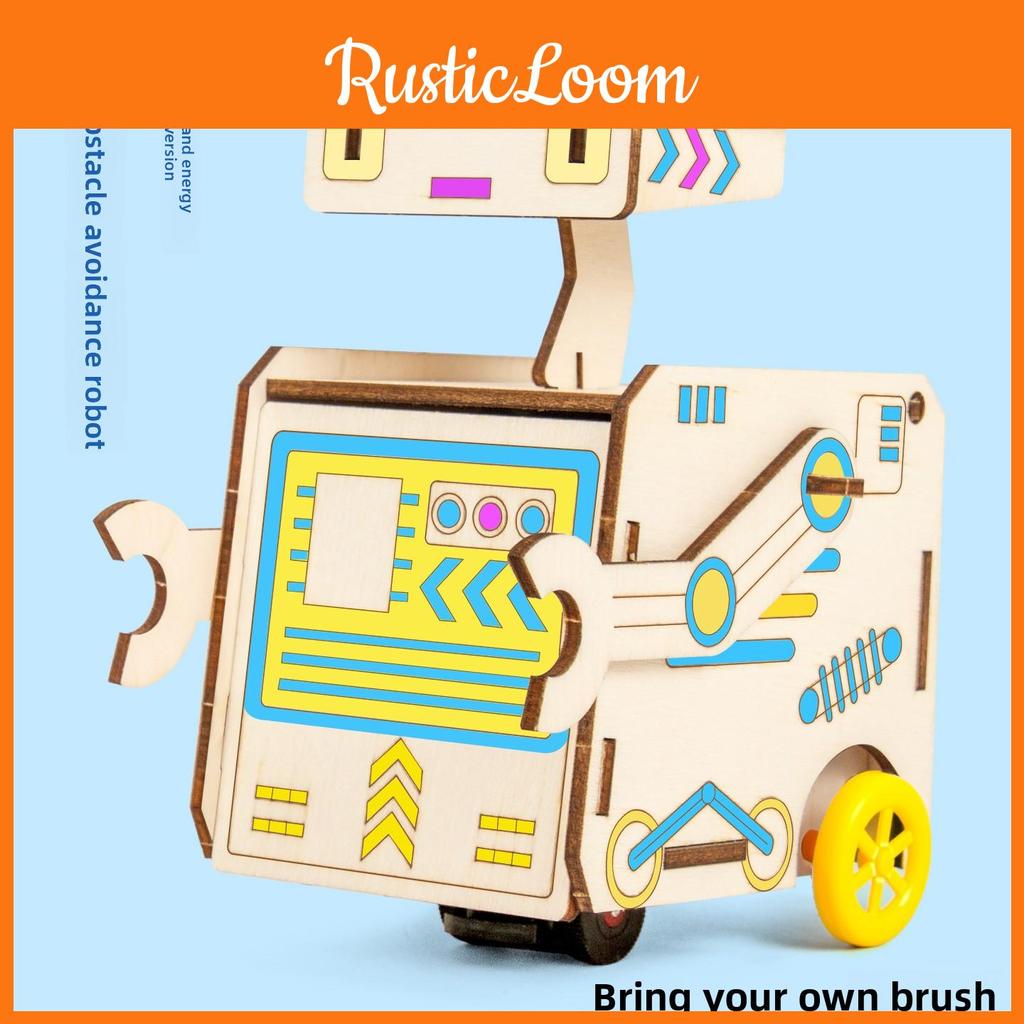 Diy Mars Obstacle Avoidance Robot Science Kit For Kids Educational Stem Toy