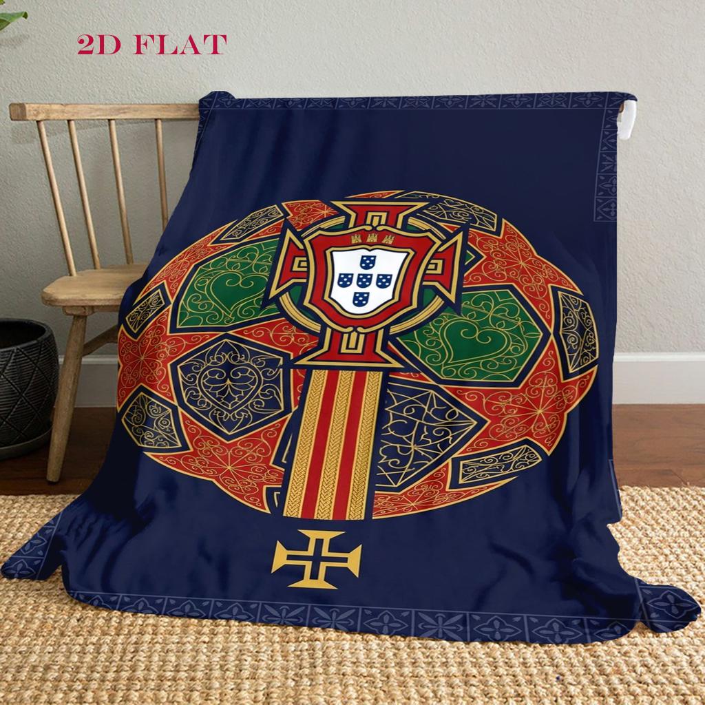 Royal Heraldry Regal Symbols blanket Suitable for all seasons Soft and comfortable Machine washable Office rest blanket Air conditioning blanket