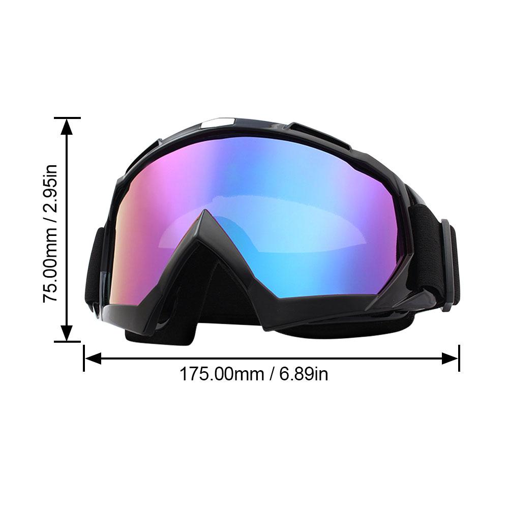 Ski Mask Goggle Windproof Cycling Sunglasses Anti-Fog Protective Goggles UV Protection for Winter Outdoor Sport