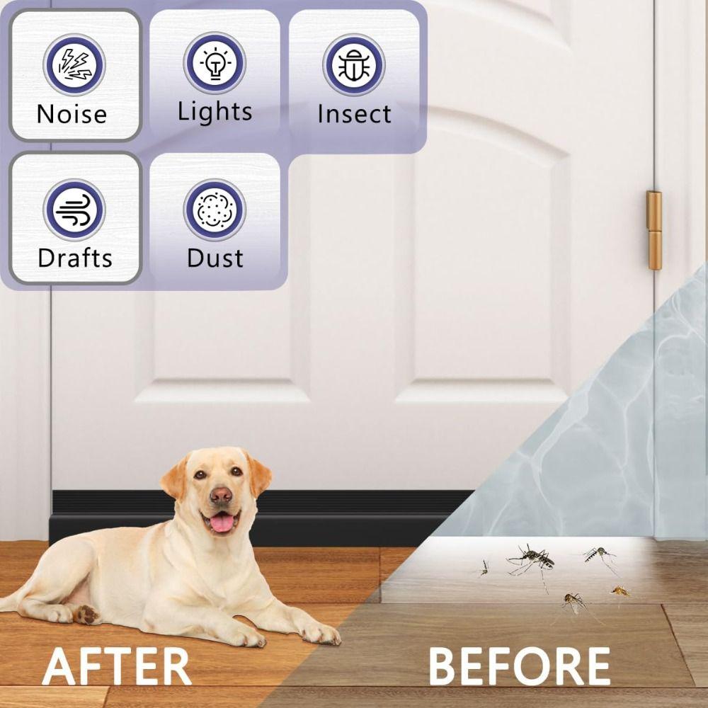 Weather Stripping Sound and Dust Strips Self Adhesive Door Seal Draft Guard Blocker  Window