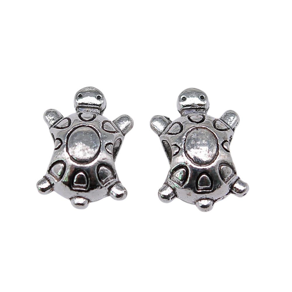 Animal Spacer Beads Large Hole Charms For Necklace Jewelry Making Starter Kit