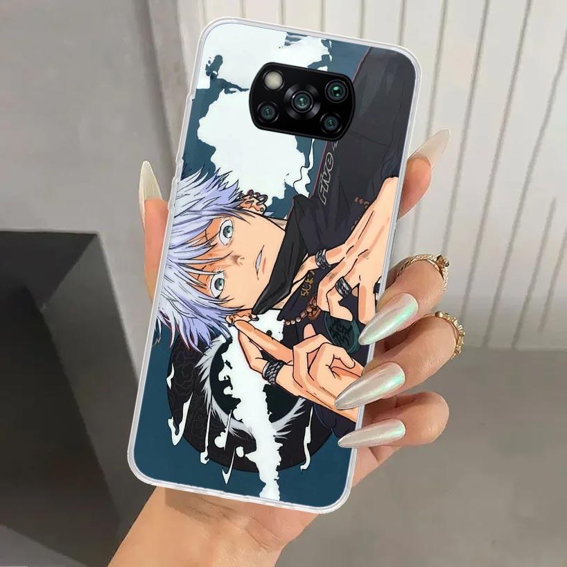 Japan Anime Jujutsus Phone Case for Xiaomi Poco X5 X6 X7 Pro F7 Ultra M7 Redmi 15 15C 13 13C 12 12C 10 10A 10C 9 9A 9C 9T Shell