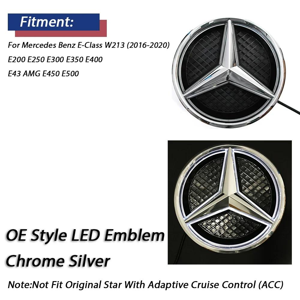 Hot Car Sticker Fit For Mercedes Benz E-Class W213 2016-2020 E200 E250 E300 E350 E400 E43 AMG E450 E500 Newest 3D Emblem Accesso
