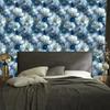 Ink Blue and Turquoise Wallpaper for Living Room and Bedroom 50x1000