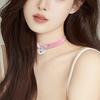 Aroncent Collar Choker Leather Necklace Womens Cute Stylish Punk Rock Harajuku Party Cosplay Event Lolita Fashion Accessories
