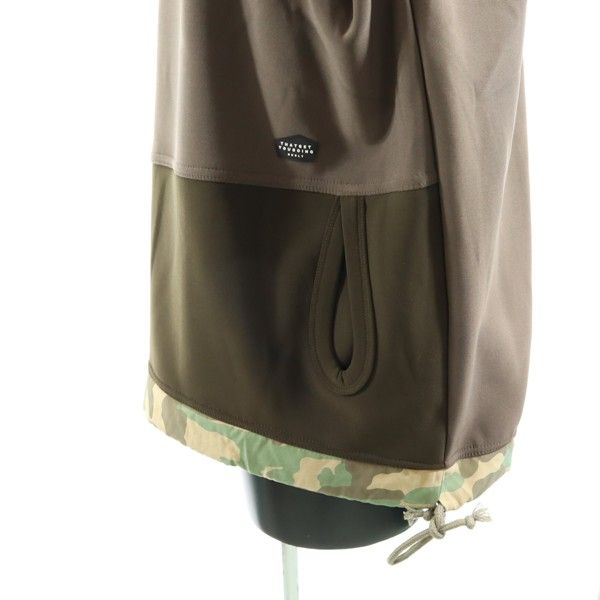 Brand new quolt Camouflage Anorak Parker L tea Men's Used