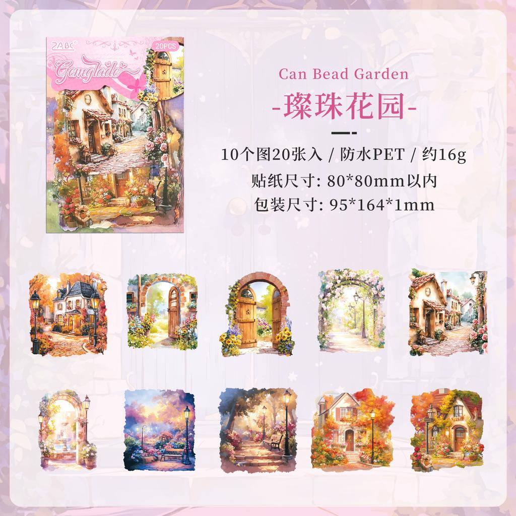 20sheets/1lot Kawaii Stationery Stickers Journey Adventure Diary Planner Decorative Mobile Stickers Craft Sticker