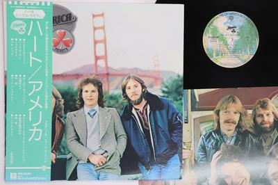 LP Record AMERICA  Hearts P10358W WARNER BROS 1975 Japan Obi Rock Used