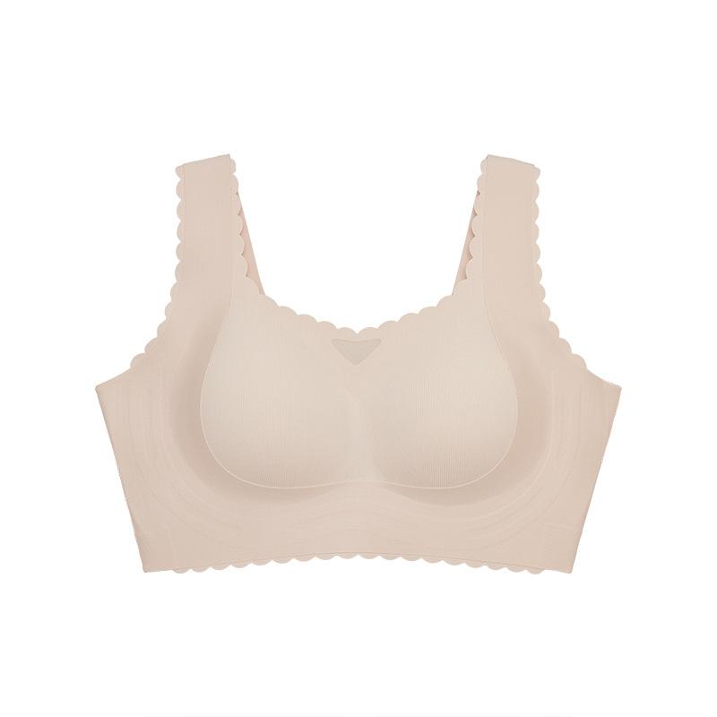 

No steel ring, ultra-thin comfortable underwear, pearl maintenance, large chest, small side collection, anti-sagging gathering D S
