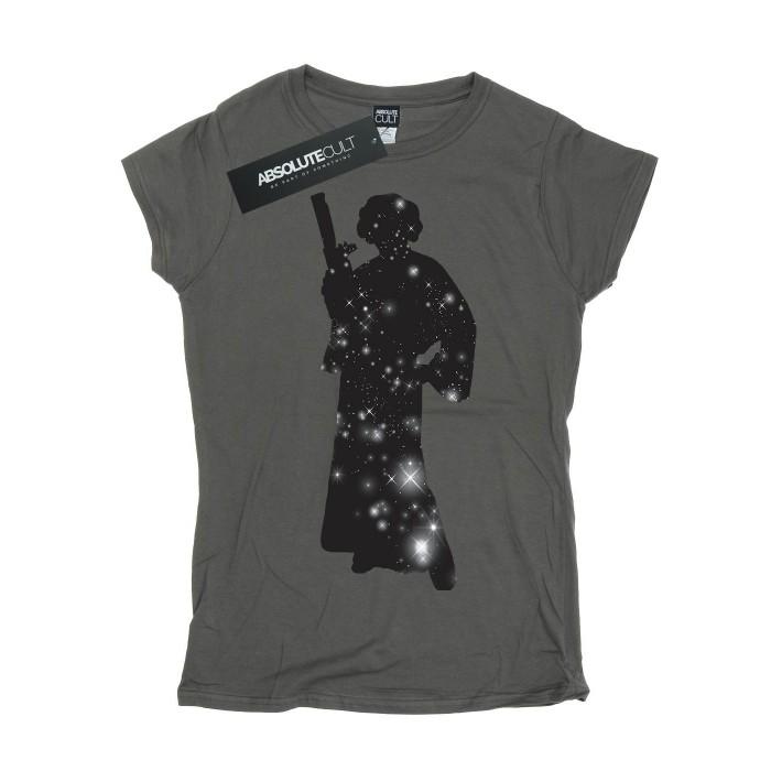 

Star Wars Womens/Ladies Princess Leia Stars Cotton T-Shirt S