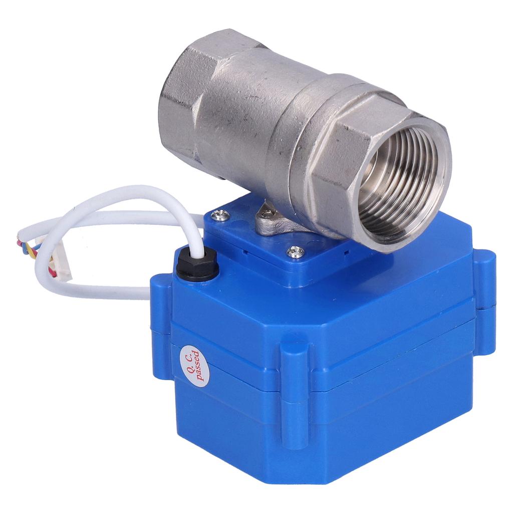 Motorized Ball Valve Stainless Steel Electrical Straight Through 1in CWX60PCR03AC220VDN25
