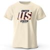 The US Logo Printed Unisexs Tshirt Fashion Cotton Tops Tees for Unisex Unisex Summer Casual Wear