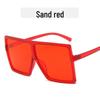Stylowe Damskie Okulary Przeciwsłoneczne w Kwadratowej Oprawce z Metalowymi Zawiasami - Modny Europejski i Amerykański Design