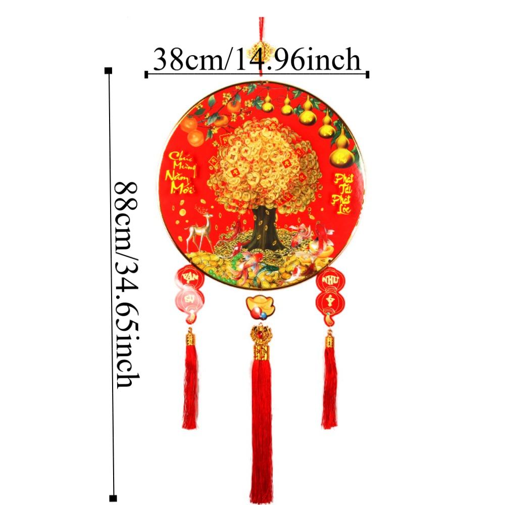 Vietnamesiska 2025 Ormens År Parverser Röda Parverser Lyckönskningar Kinesiska Nyårsdekorationer Kreativ Dörrparvers