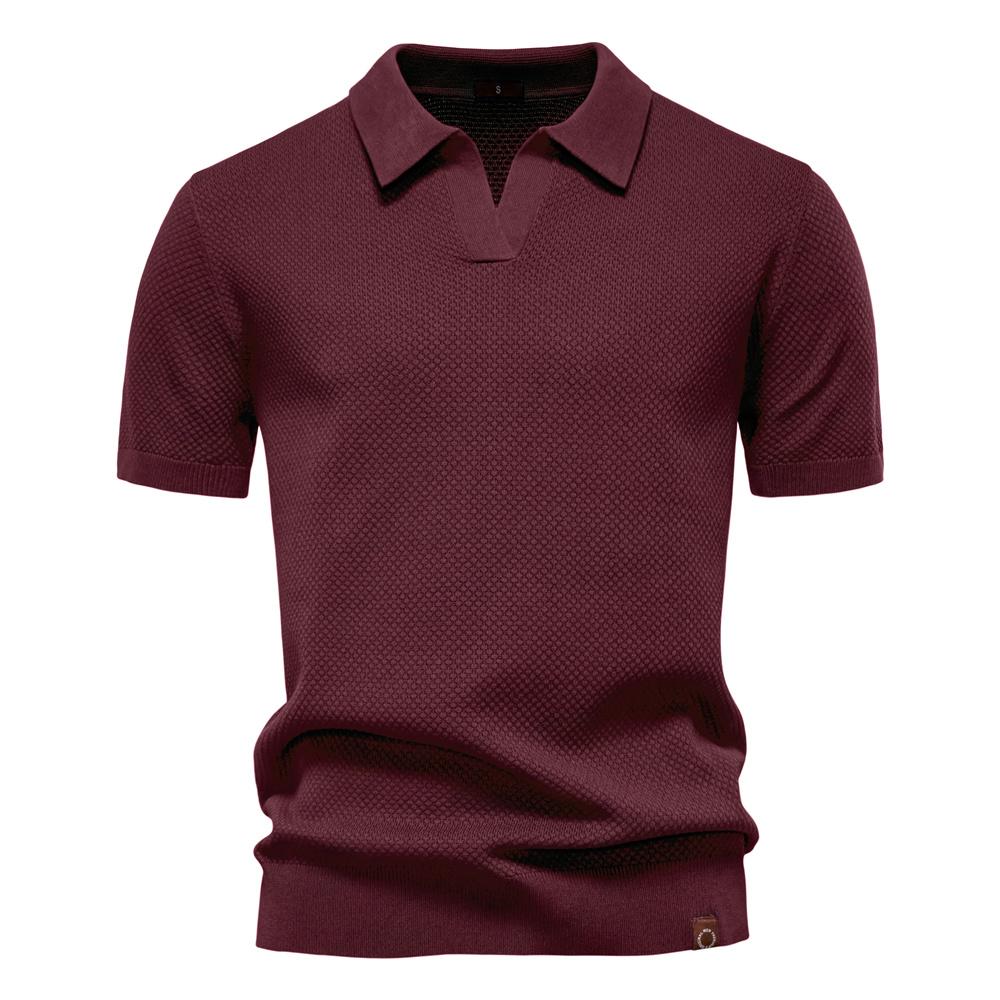 

Men s Breathable Polo Shirt Short Sleeve Solid Color Casual Polo Shirts for Men Lightweight Stretch Polo XXL
