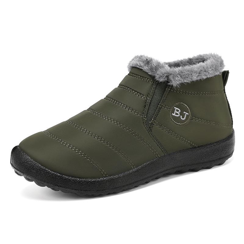 Warme Winter-Schneestiefel: Verdickte Samt-Freizeit-Baumwoll-Gehschuhe für Paare