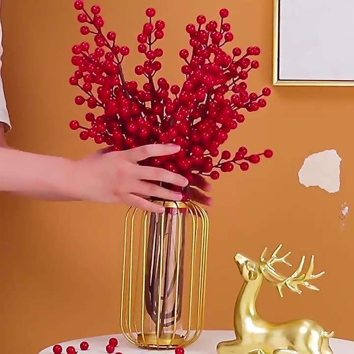 Arte Estético Decoración Familiar Maceta Florero De Hierro Tubo Colgante De Oro Rosa Nórdico Oficina Mesa Maceta Decoración De Mesa