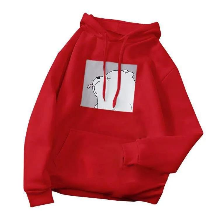 Large size autumn and winter thin sweater women's velvet new loose hooded jacket tide ins South East Asia trend
