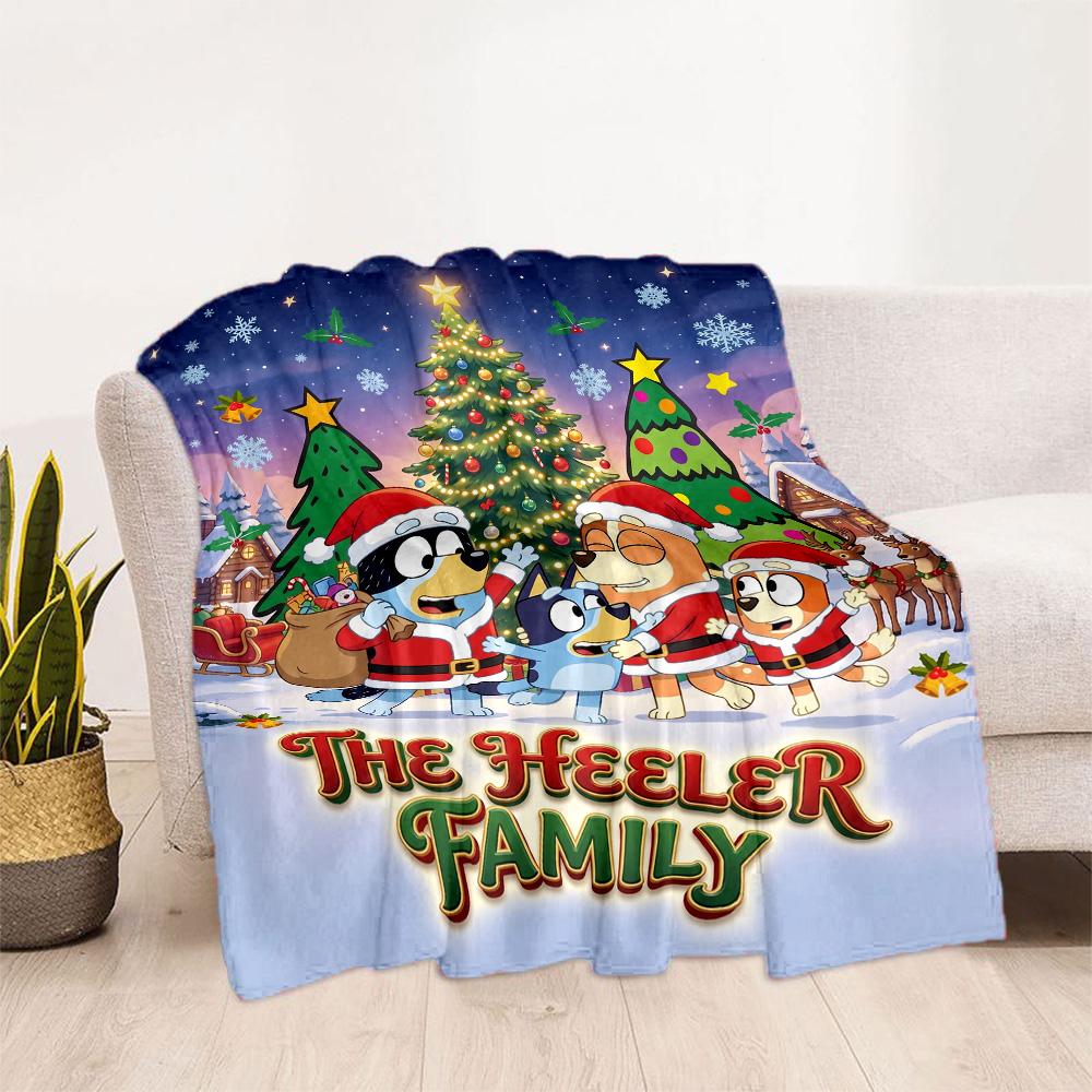 Christmas Friends Personalized Name Blanket Gift Personalized Blanket Comfortable Suitable for Couch Home Decor Livingroom Nap for All Occasions