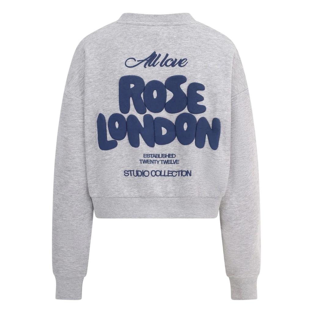 Rose London Womens/Ladies All Love Graphic Print Crop Sweatshirt