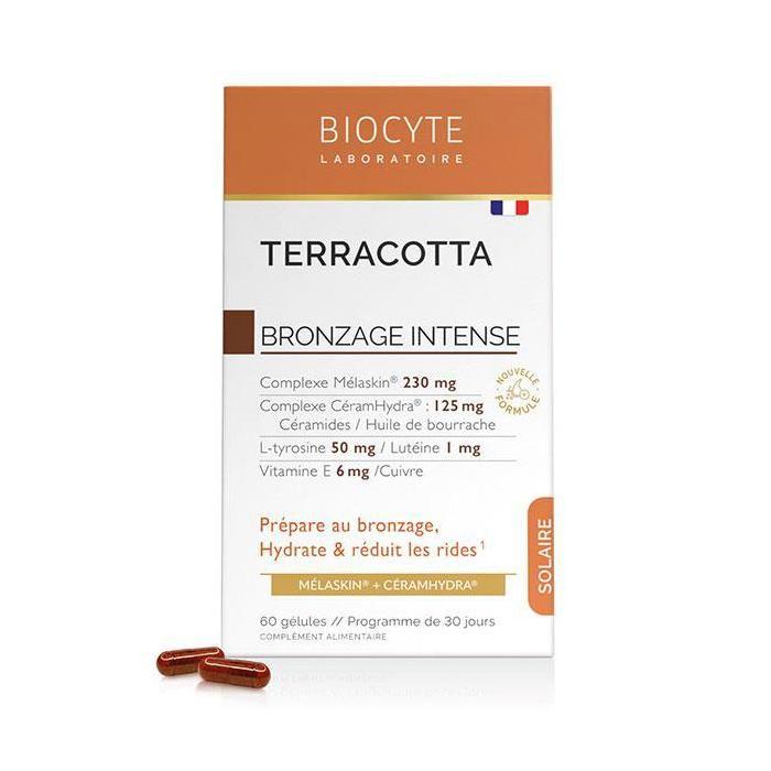 Biocyte Terracotta Bronzage Intense Prépare au bronzage 60 gélules