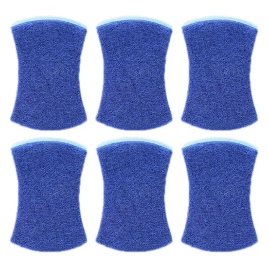 1/6/9Pcs Sponge Dishwashing Brush Rust-Resistant Open-Air Design Fast Cleaning Pulp Cotton Sponge Dish Cleaning Scrubber