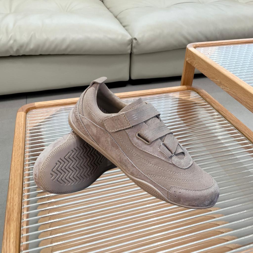 Skórzane nowe buty na rzepy wszechstronne wygodne buty codzienne miękka podeszwa płaska podeszwa małe pojedyncze buty damskie