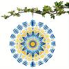 Bohemian Style Outdoor Wind Chime Handcrafted Garden Decor Sculptural Yard Art Colorful Rotating Gift for Indoor and Outdoor Use Wind Powered