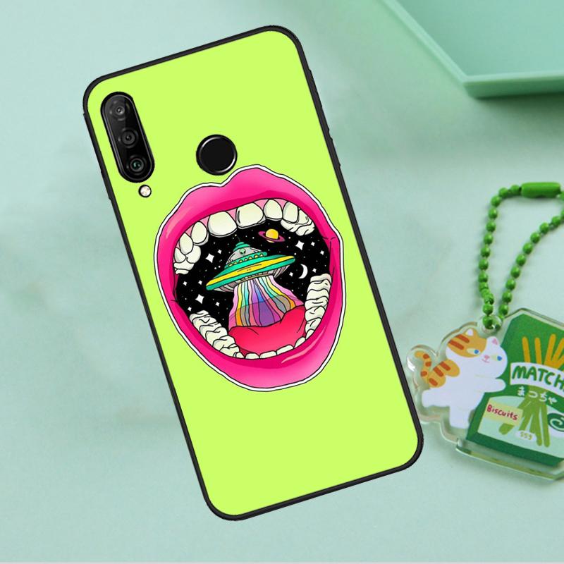 Aesthetic Alien For Huawei Nova 10 9 SE 5T 12s 12i 11i Y91 Y90 Y60 Y70 Y72 Y61 P20 P40 P30 Lite P60 Pro Case