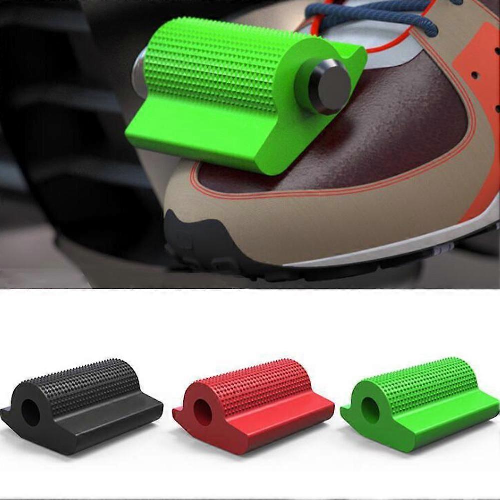 Universal Motorcycle Shift Gear Lever Pedal Rubber Cover Anti-skid Shoe Protector Foot Peg Toe Gel Motorcycle Accessories - Green Betterlifefg
