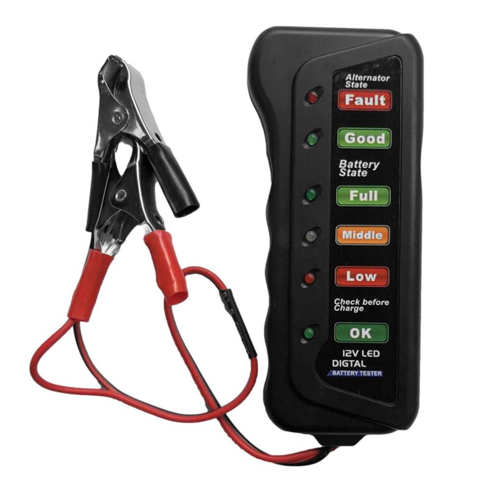 Car Battery Tester Automotive 12V Universal Automotive Battery Analyzer Car Diagnostic Tool Auto Battery Repair Checker Fault
