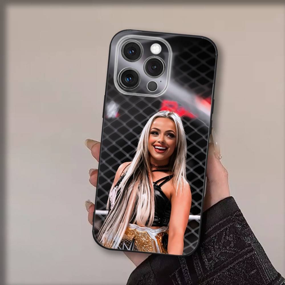 

L-Liv M-Morgans Phone Case For iPhone 17,16,15,14,13,12,11,Pro,Max,Plus,Air,X,XS,XR,SE,8,7,Mini,Soft Black Funda iPhone15