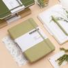 PAPERIDEAS A5 Fully Numbered with Elastic New Color Matcha Notebook, Hardcover, Pages, Band, (Horizontal Ruled, Green)