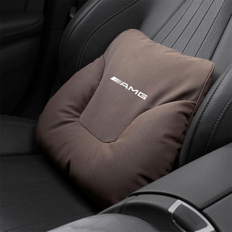 AMG Autositz Rückenlehne Kopfstütze Nacken Halswirbelsäule Lendenwirbelsäule Unterstützung für Mercedes Benz A B C E G CLA W211 W203 W204 W210 W124 C260 C30