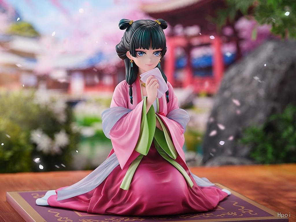 13CM Anime Kusuriya no Hitorigoto Maomao Figur 1/7 Gartenparty Version Sitzendes Modell Spielzeug und Puppen Sammlung Geschenke Actionfigur