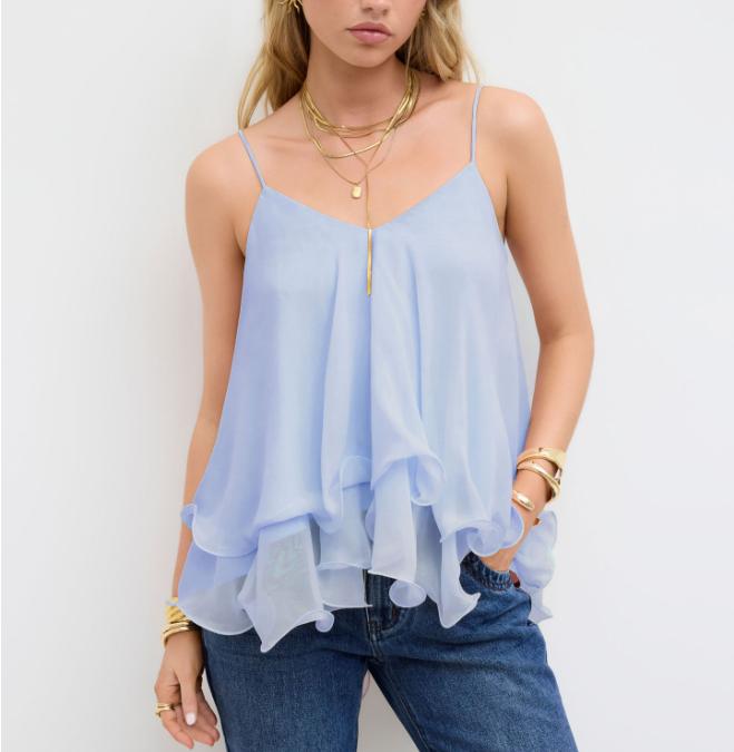

Ladies Summer Off Shoulder Camisole Dress And Fashionable Camisole Top L