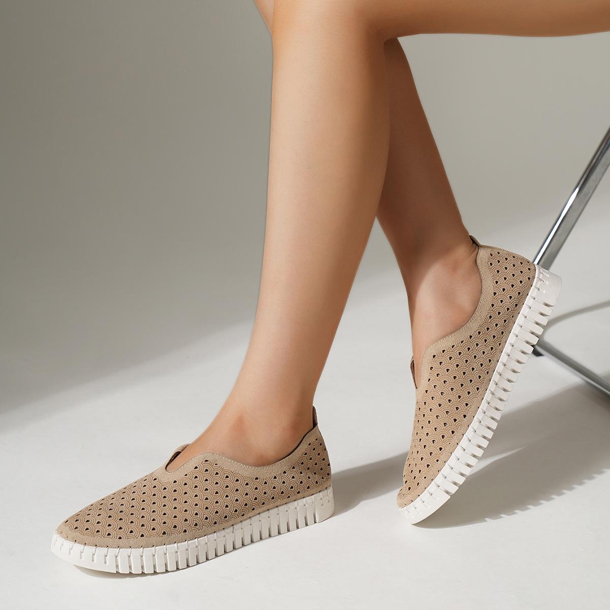 

Повседневные кеды на толстой подошве большого размера для женщин для внешней торговли универсальны и дышащие, с перфорацией, носить с маленькими белыми кедами 41 хаки