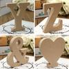 4 Inch Wooden Letters Large Alphabet Letters Sign for DIY Painting Art Crafts Wedding Home Wall Decor
