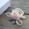 Premium Korean Style Pearl Bridesmaid Corsage: Fairy-Inspired Forest Wedding Bracelet