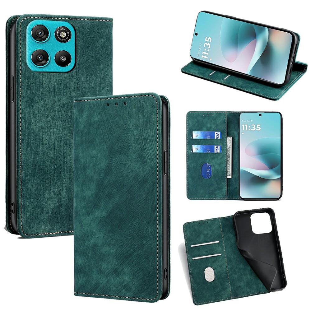 

For Motorola Moto G67 Power 5G Case RFID Blocking Wallet Foldable Stand Leather Phone Cover