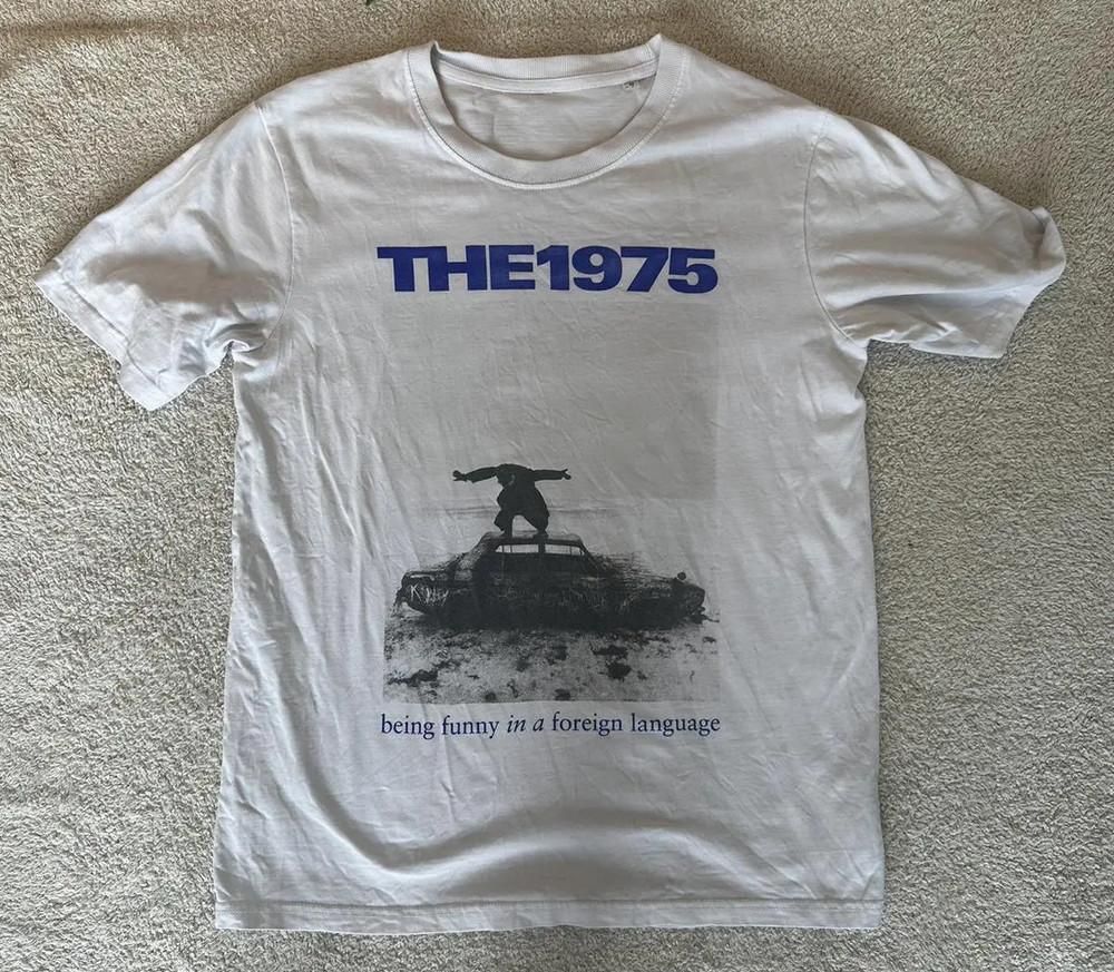 

Vtg The 1975 Band Album Heavy Cotton White All Size T Shirt For Men SE573 Unisex T-Shirt L