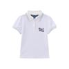 Kids' Girl's Puff Sleeve Color-block Polo Shirt