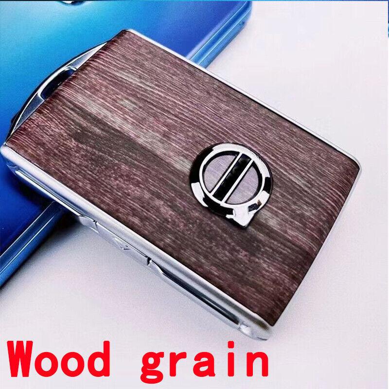 Wood Remote Control Case Fob Shell Replace Cover for Volvo S60 90 XC40 XC60 XC90