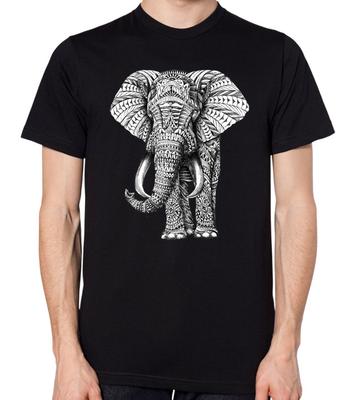 Elefanten T-Shirt Herren Damen Unisex Oberteil