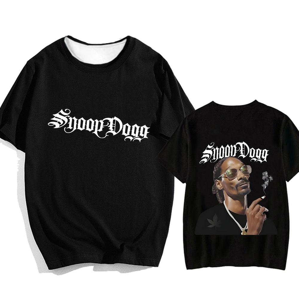 

Snoop Dogg Back Printing T Shirt Short Sleeve Hip Hop Casual Tee-shirt for Spring/Summer Unisex T-shirt Sudaderas Manga Clothes S