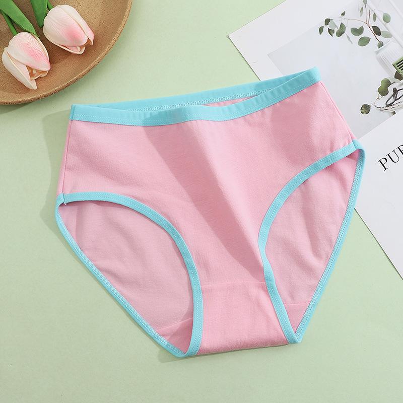 Available: Candy Color Breathable Girls' Triangle Briefs – Comfortable, Solid Color Underwear That Doesn't Pinch